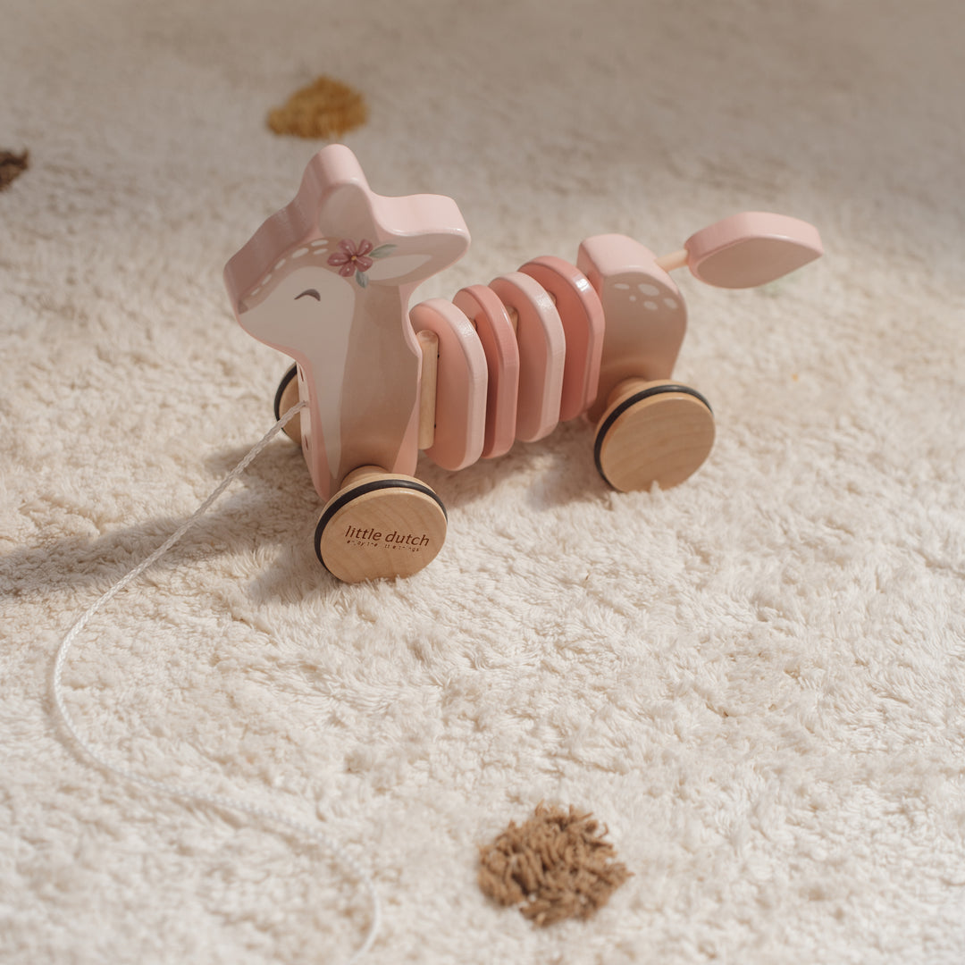 Fairy Garden Pull-Along Deer