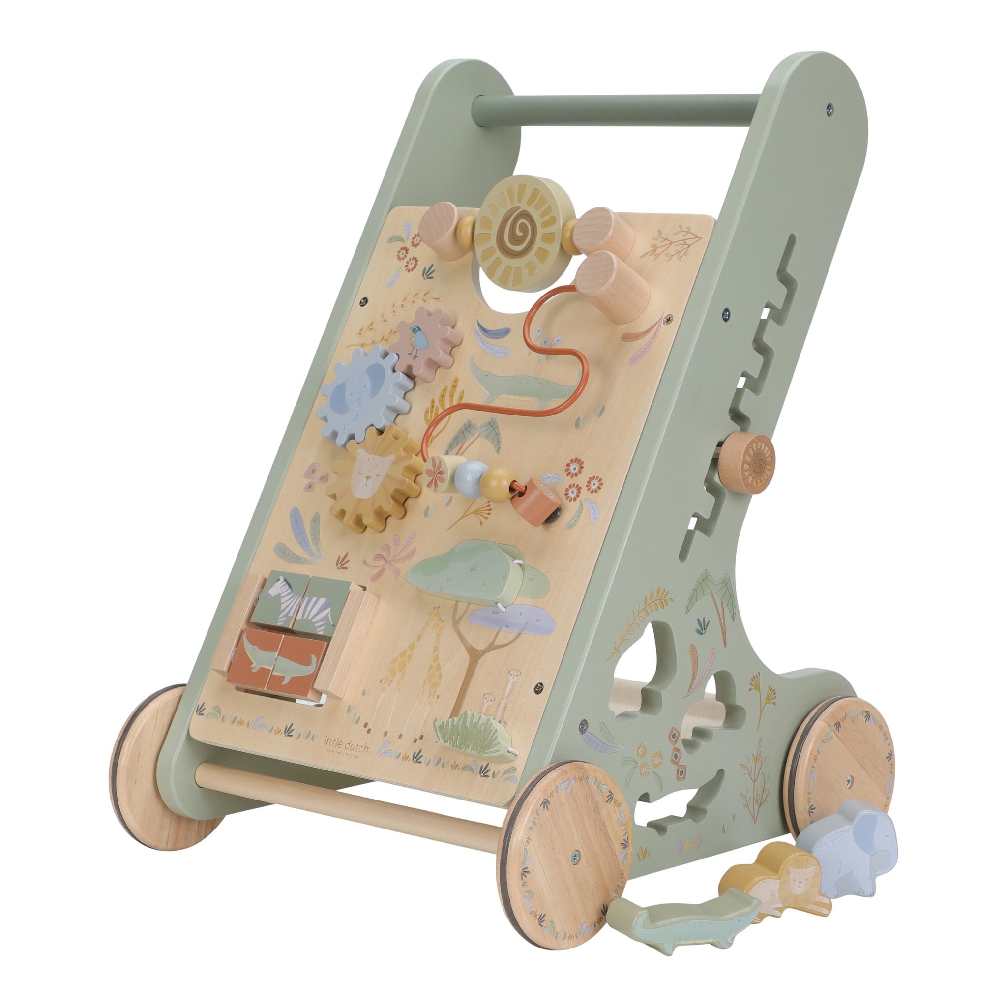 Safari Friends Wooden Baby Acitvity Walker