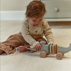 Wooden Pull Along Crocodile