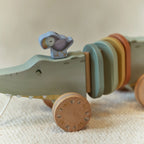 Wooden Pull Along Crocodile