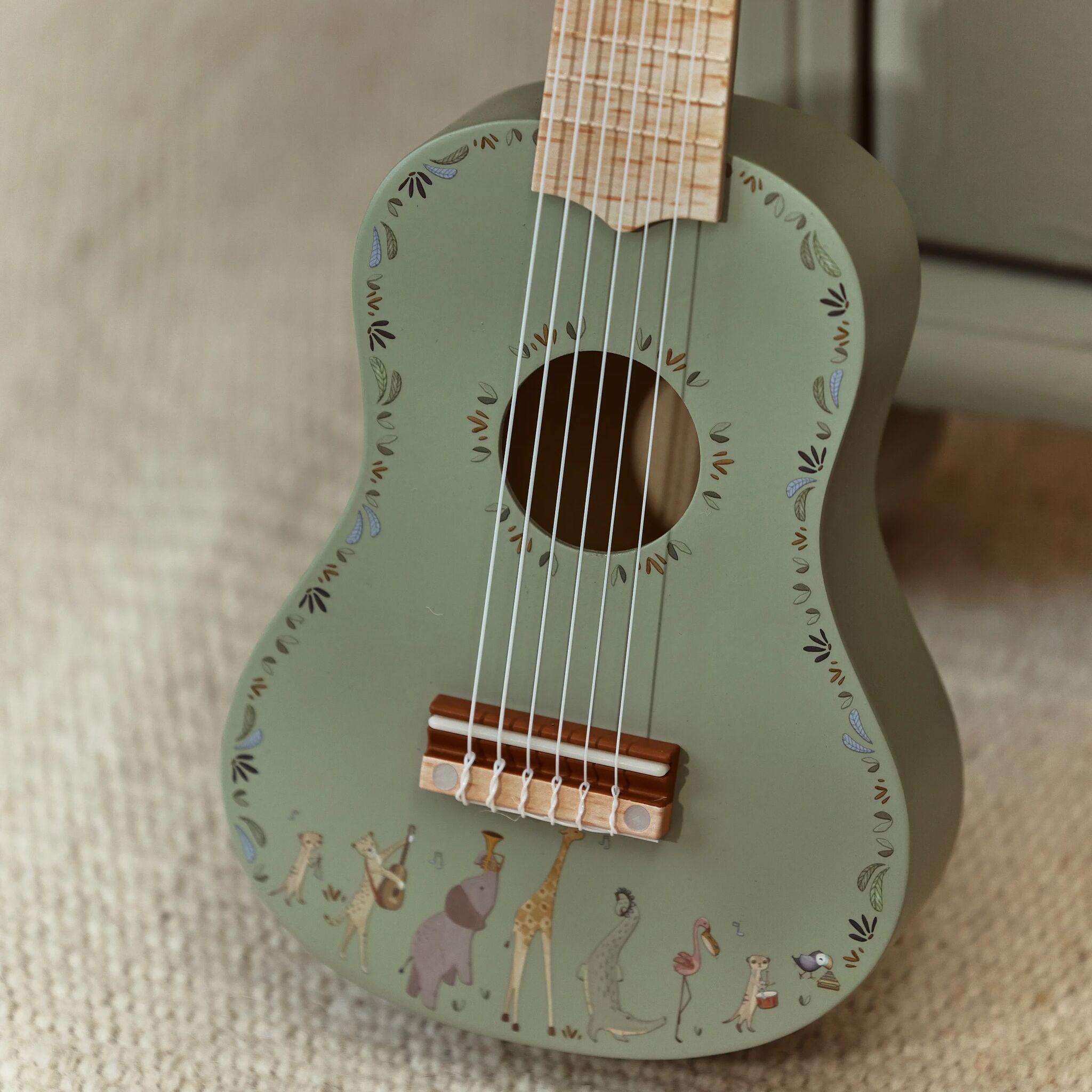 Wooden Guitar - Green