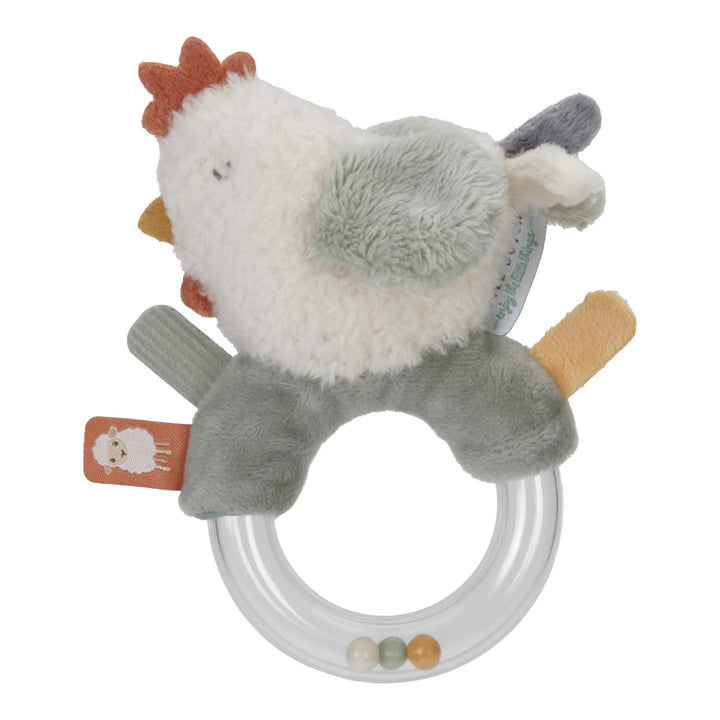Little Farm Ring Rattle - Chicken