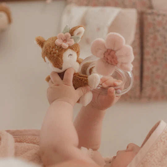 Fairy Garden Rattle Ring Deer