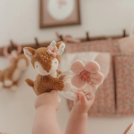 Fairy Garden Rattle Ring Deer