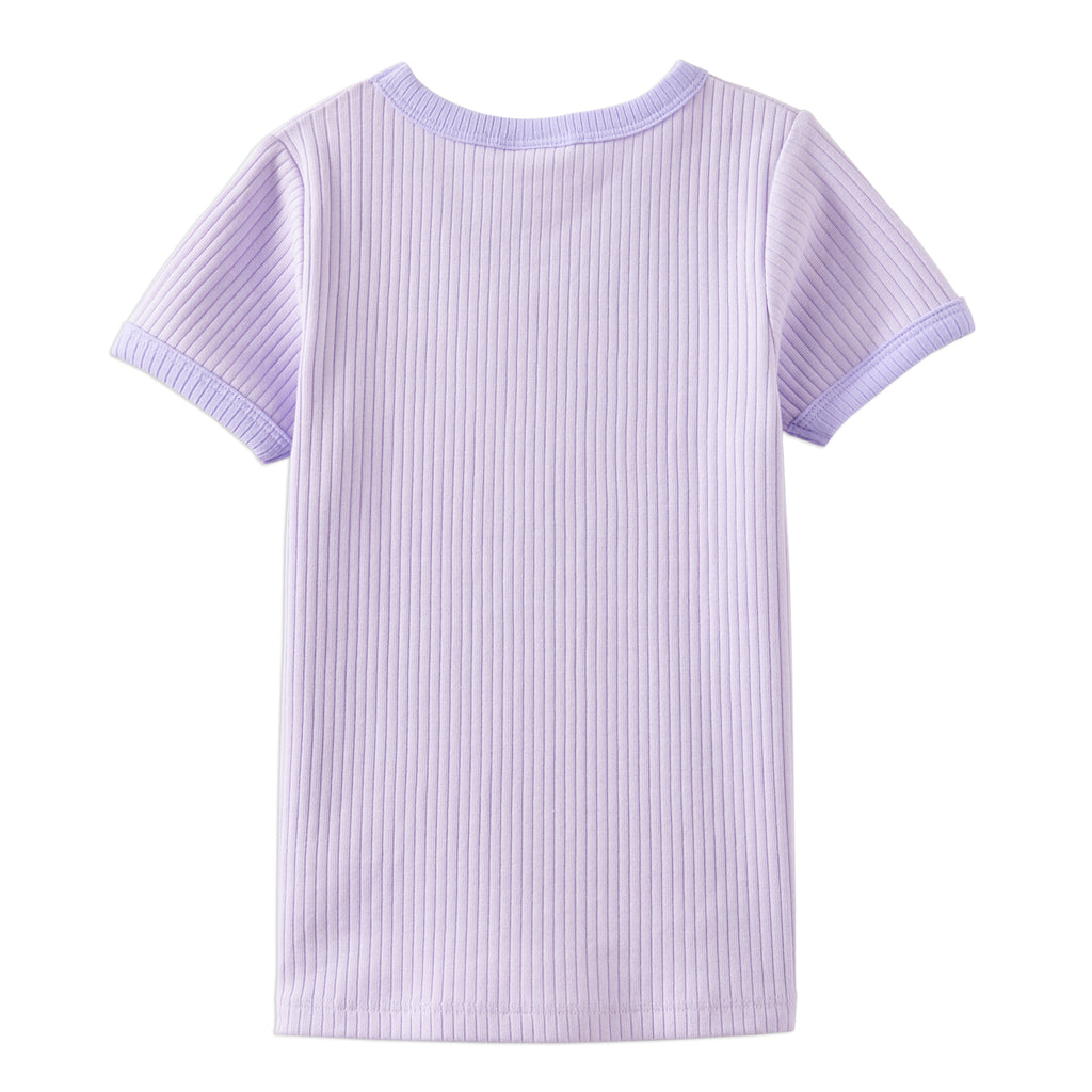 Lilac Mist Rib Tee