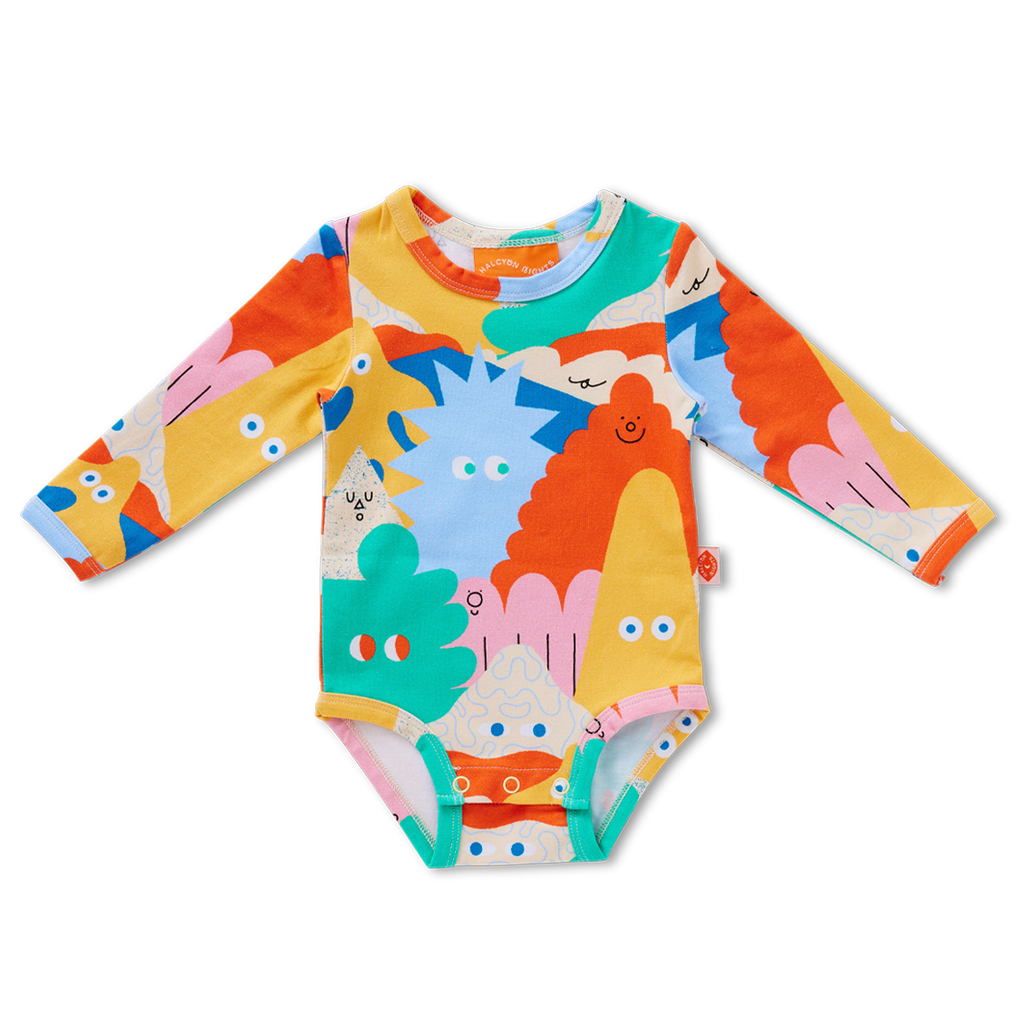 Mount Wiggly Long Sleeve Bodysuit