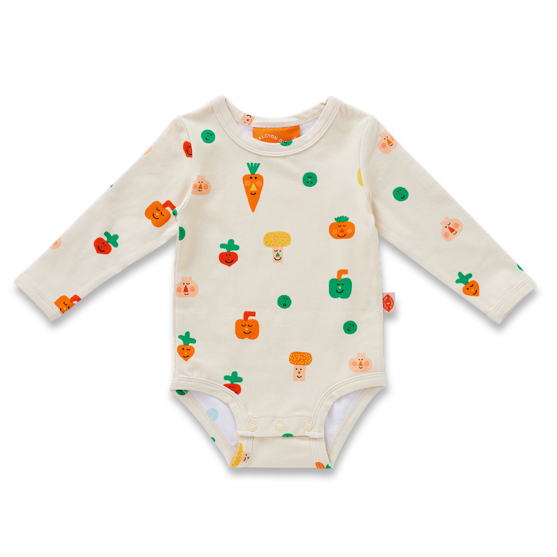 Teeny Tiny Veg Long Sleeve Bodysuit