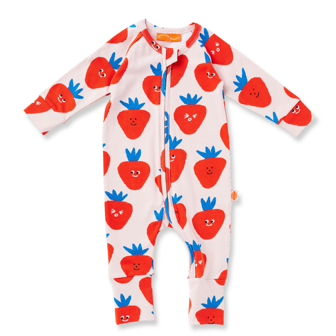 Berry Cosy Long Sleeve Zipsuit