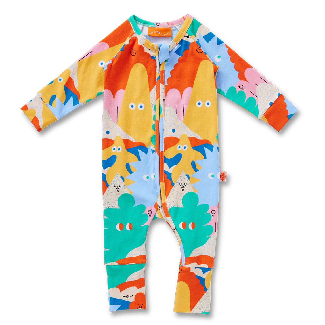 Mount Wiggly Long Sleeve Romper