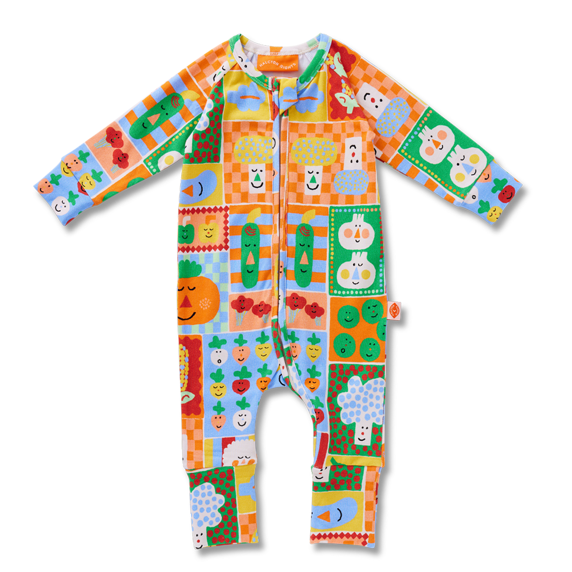 Pocket Patch Long Sleeve Romper