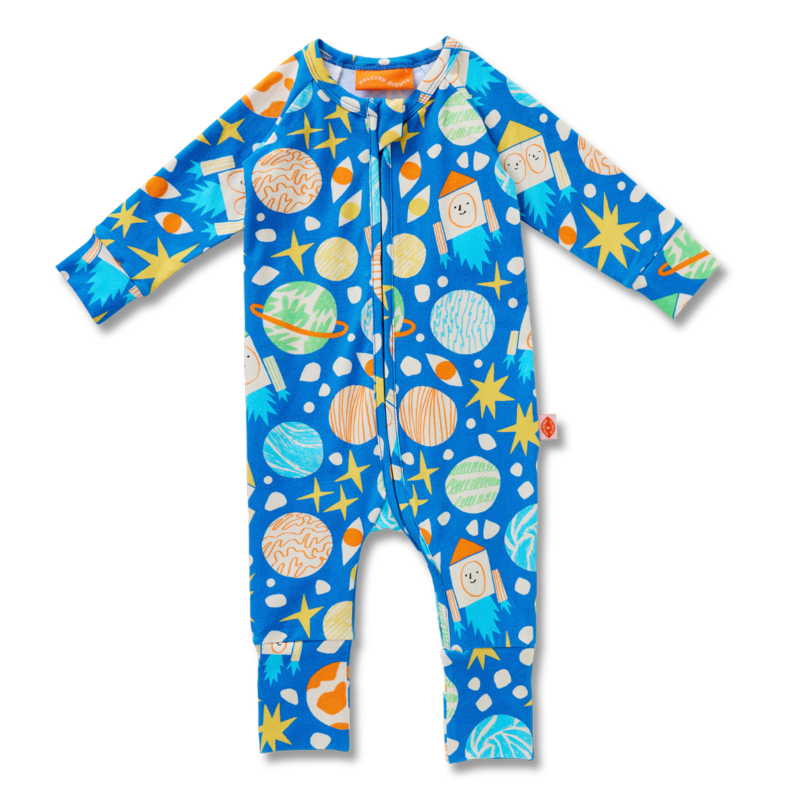 See You In Space Long Sleeve Romper