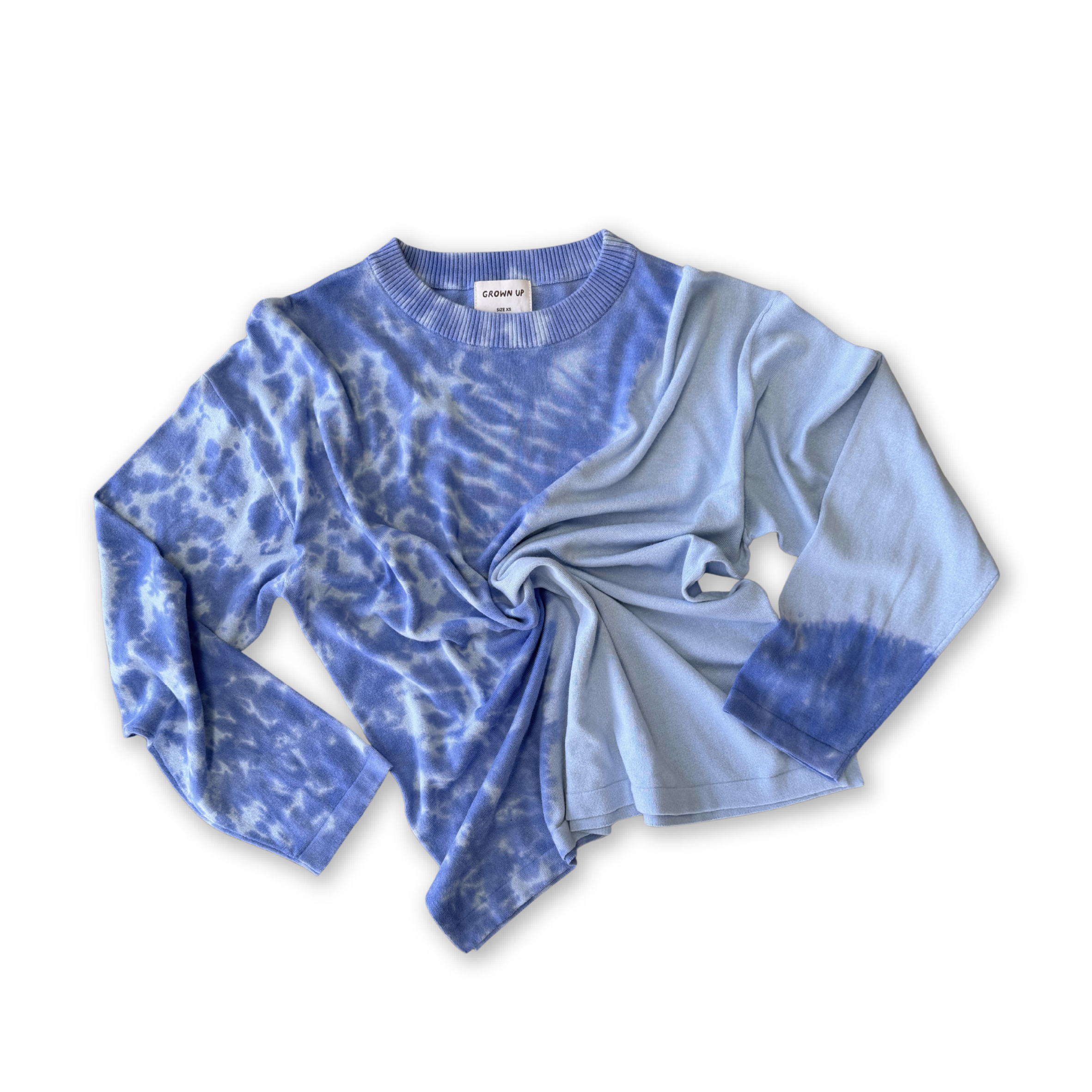 Ladies Organic Knitted Tie Dye Longsleeve Tee