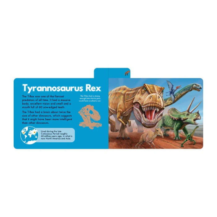 Chunky Tabbed Board Book - Dinosaurs of the World