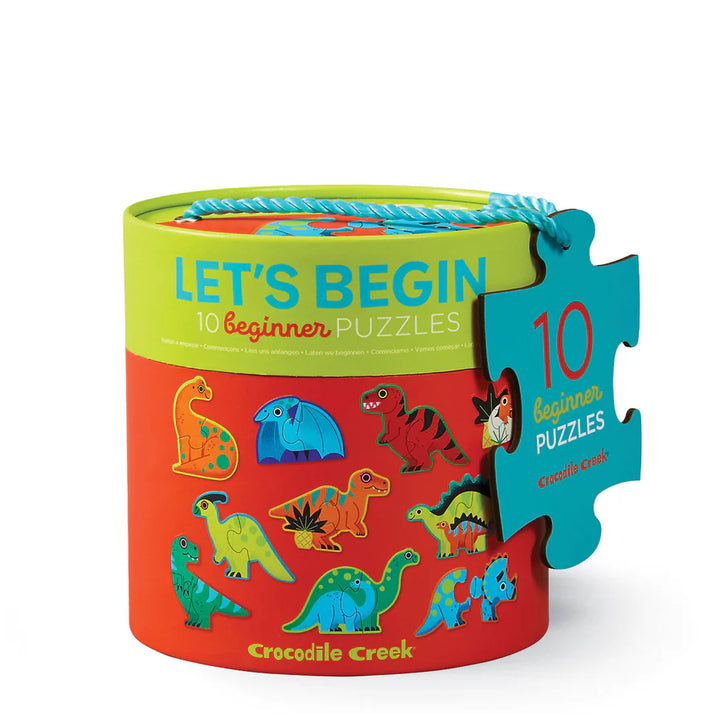Let's Begin 2 Piece Puzzle - Dinosaur