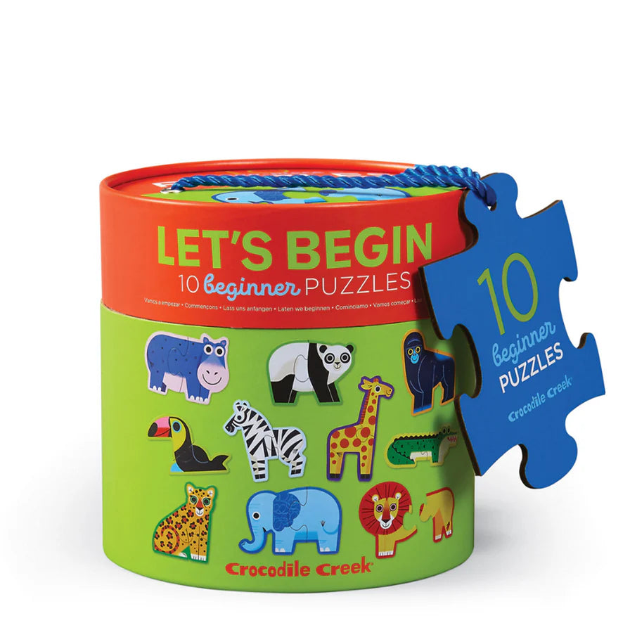Let's Begin 2 Piece Puzzle - Jungle