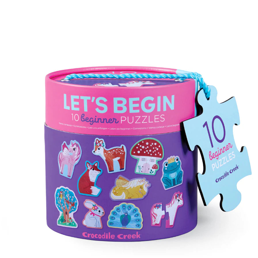 Let's Begin 2 Piece Puzzle - Unicorn