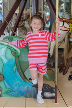 Cherry Stripe Short