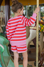 Cherry Stripe Short