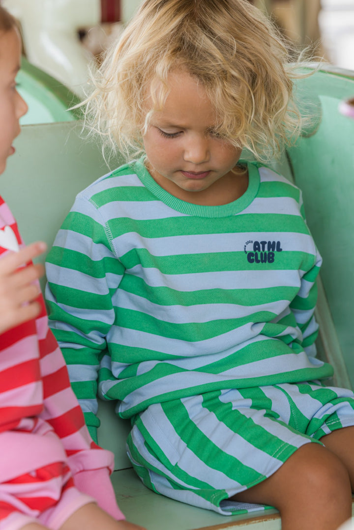 Milky Fleece Short Stripe