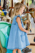 Denim Frill Dress