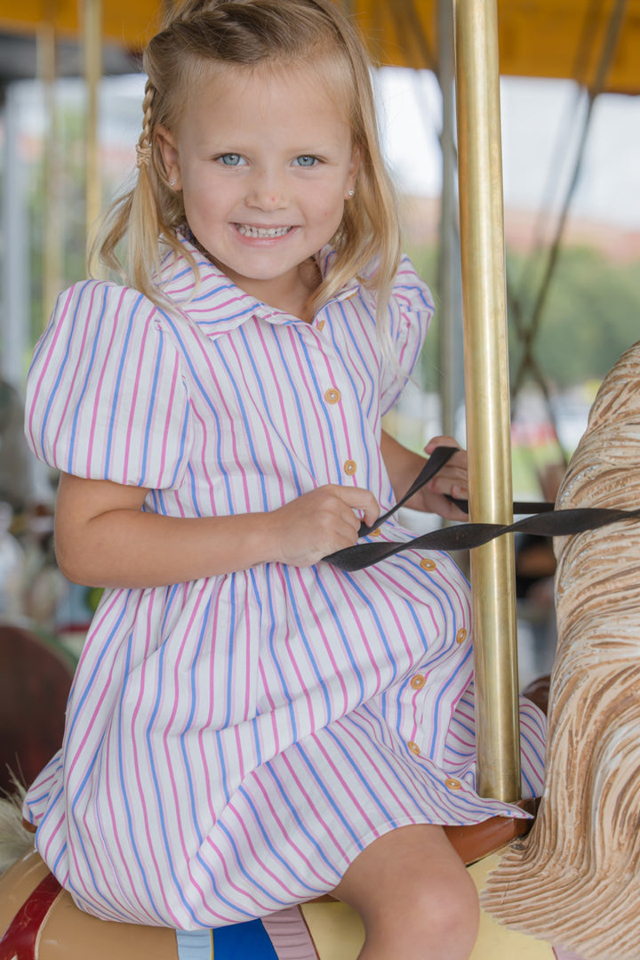 Milky Summer Stripe Dress