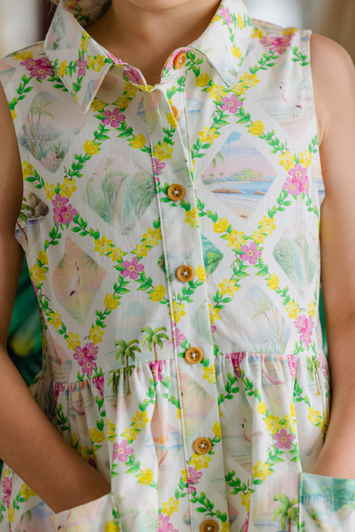 Milky Aloha Dress