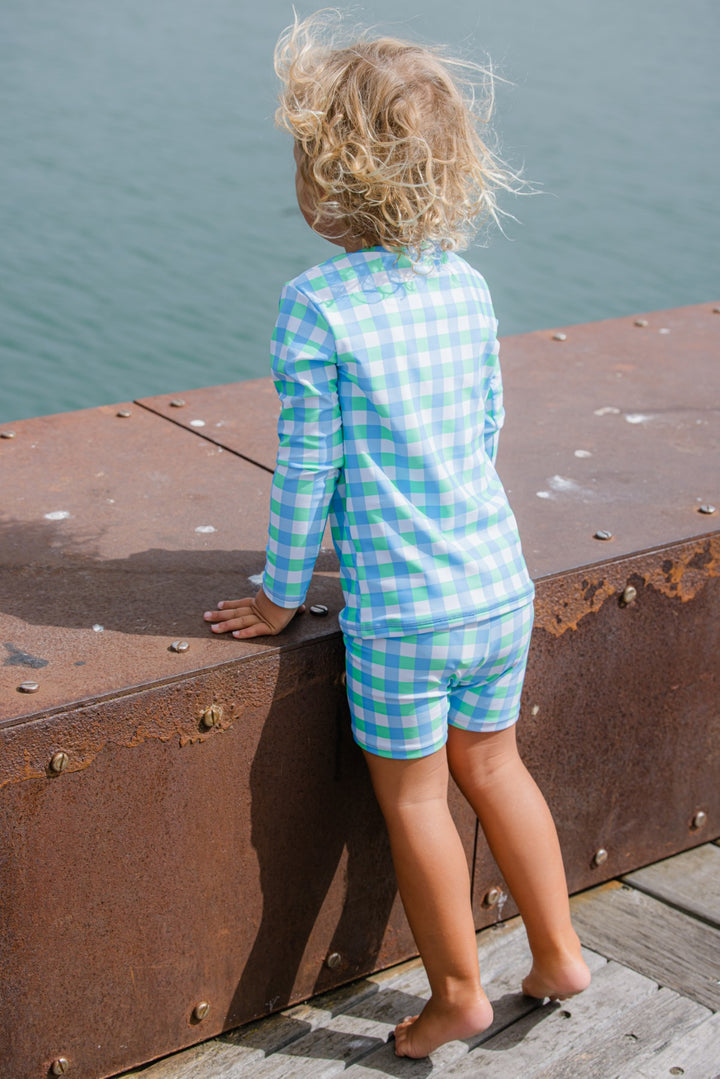 Milky Check Rash Vest