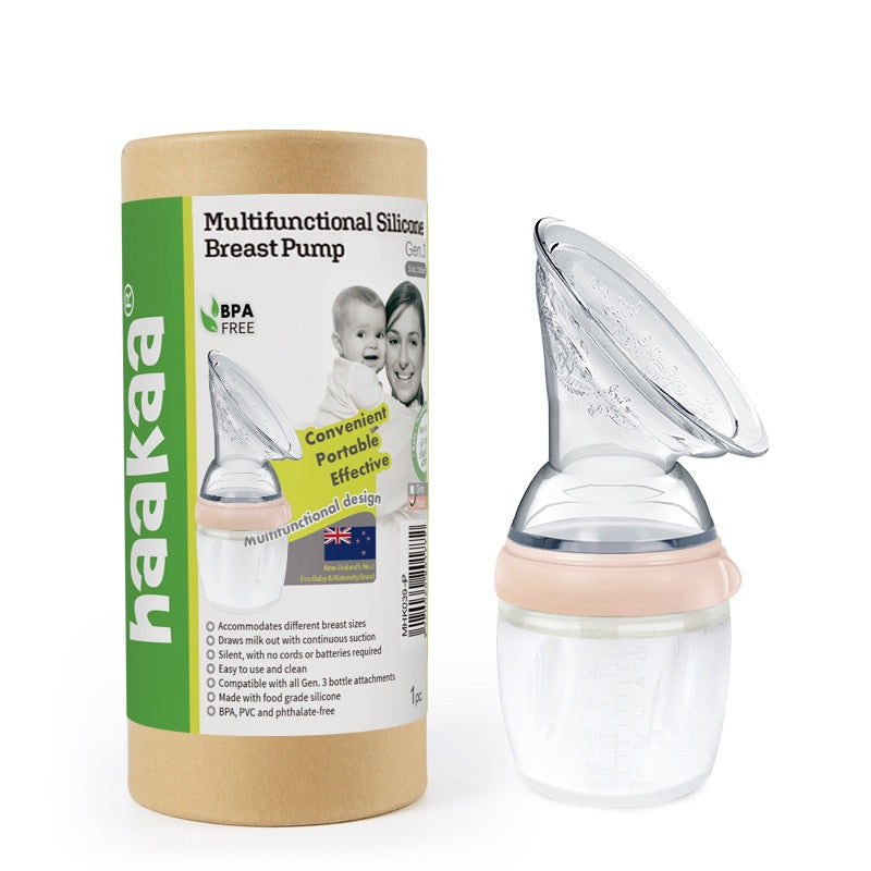 Generation 3 Silicone Breast Pump Peach - 160ml