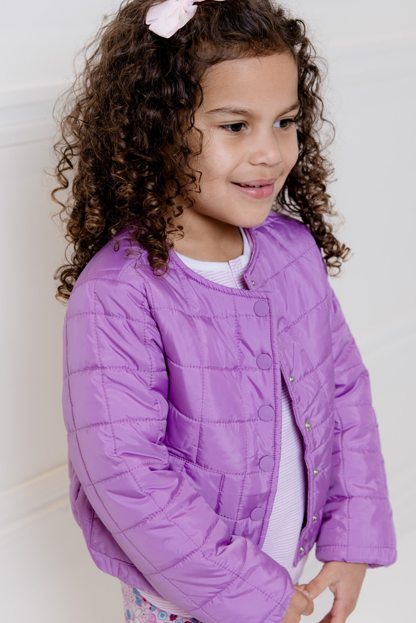 Milky Pink Puffer Jacket