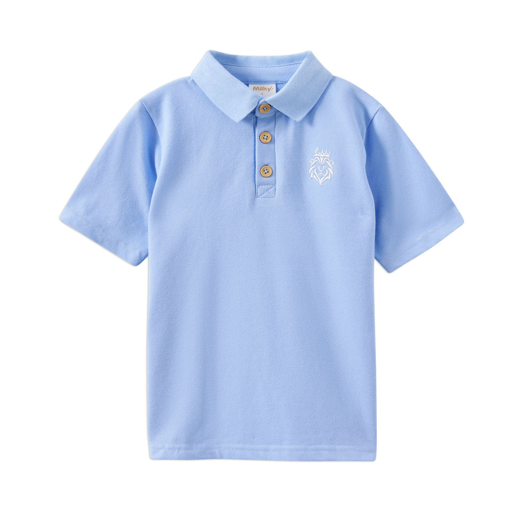 PRE-ORDER - Milky Blue Polo Shirt