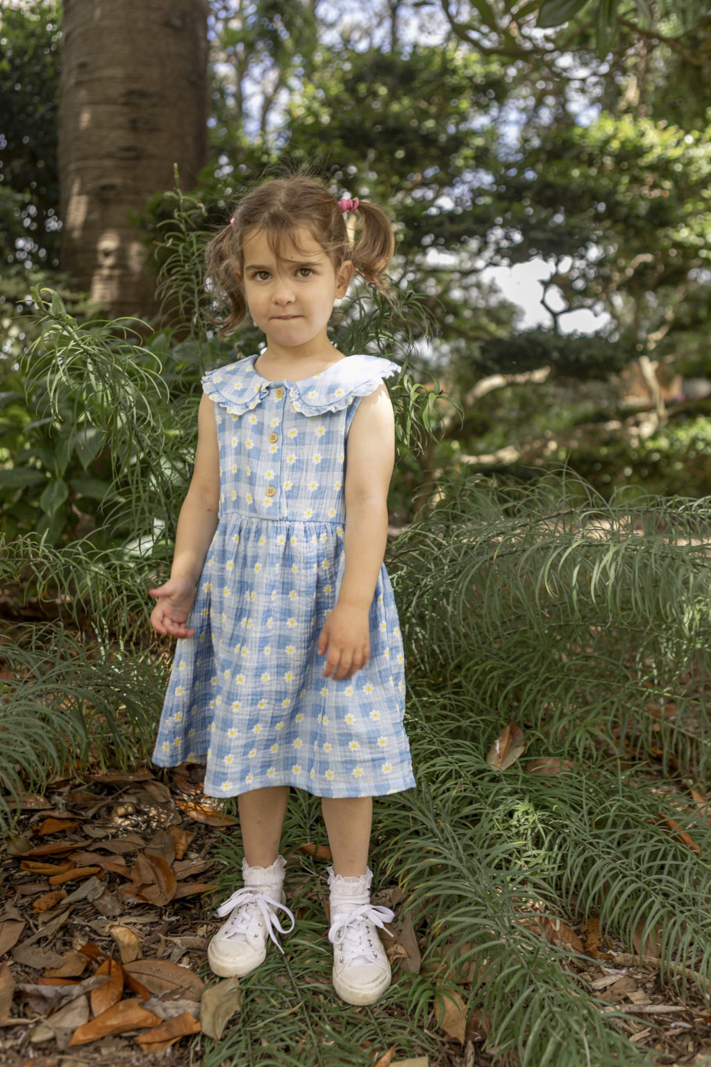 PRE-ORDER - Daisy Check Dress