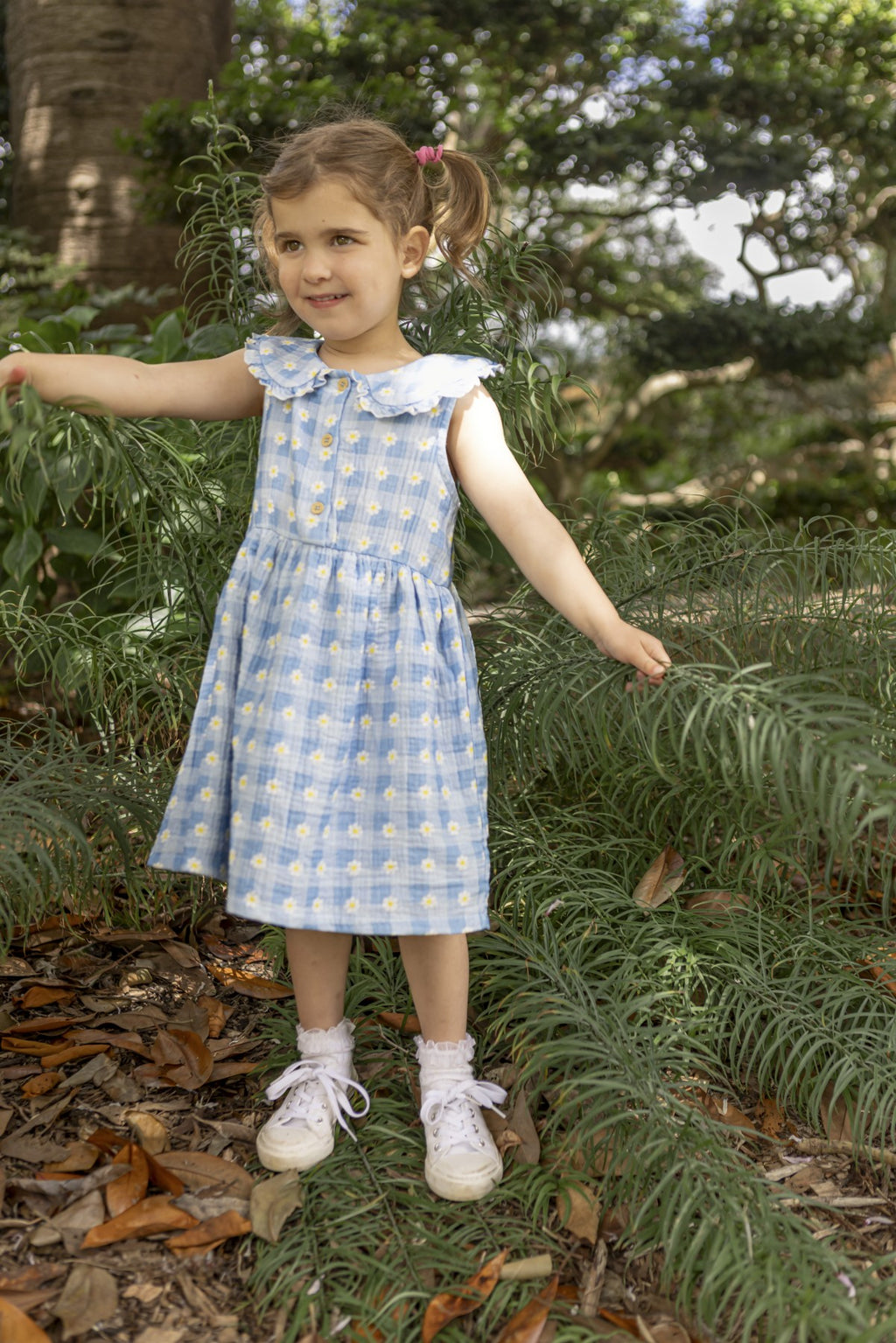 PRE-ORDER - Daisy Check Dress