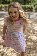 Pretty Stripe Rib Dress