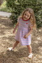 Pretty Stripe Rib Dress