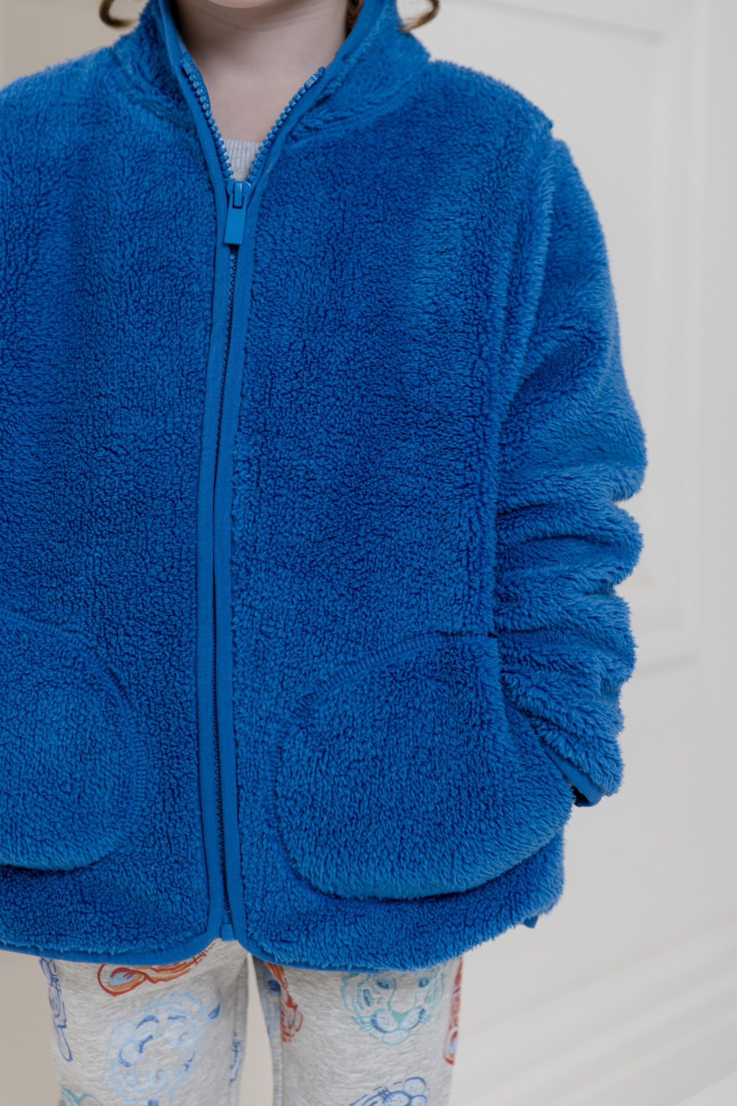 Milky Blue Sherpa Jacket – Daisy and Hen