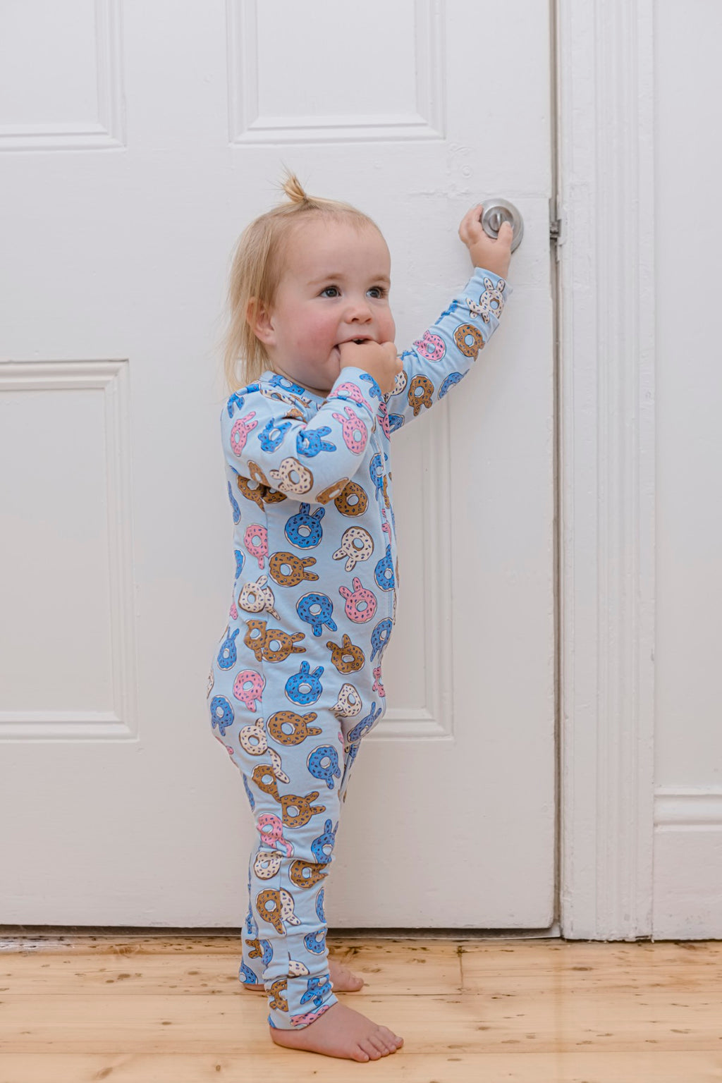 Donut Bunny Zip Romper