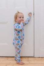 Donut Bunny Zip Romper