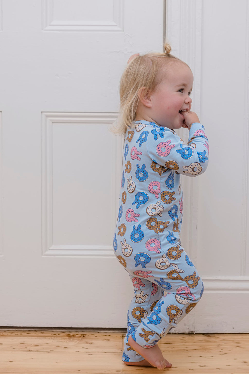 Donut Bunny Zip Romper