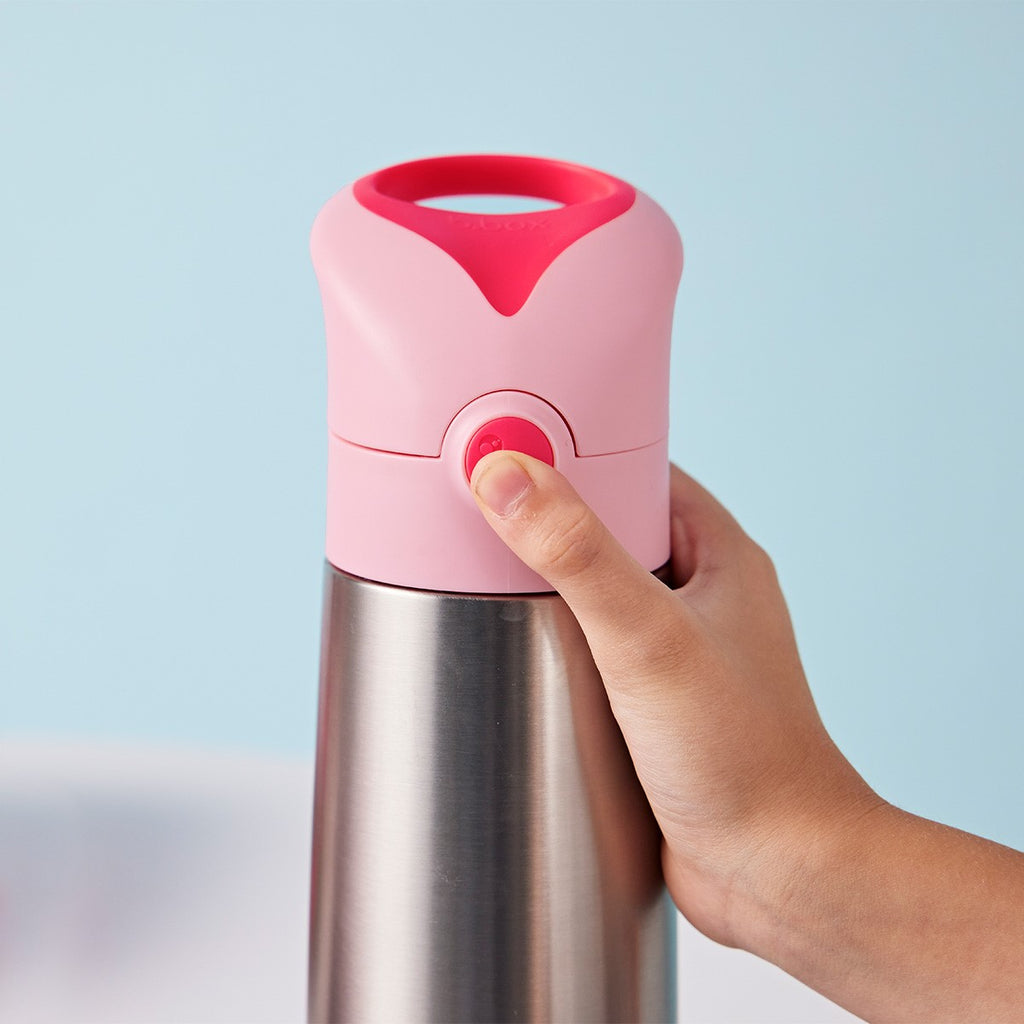 Insulated Drink Bottle 500ml - Flamingo Fizz