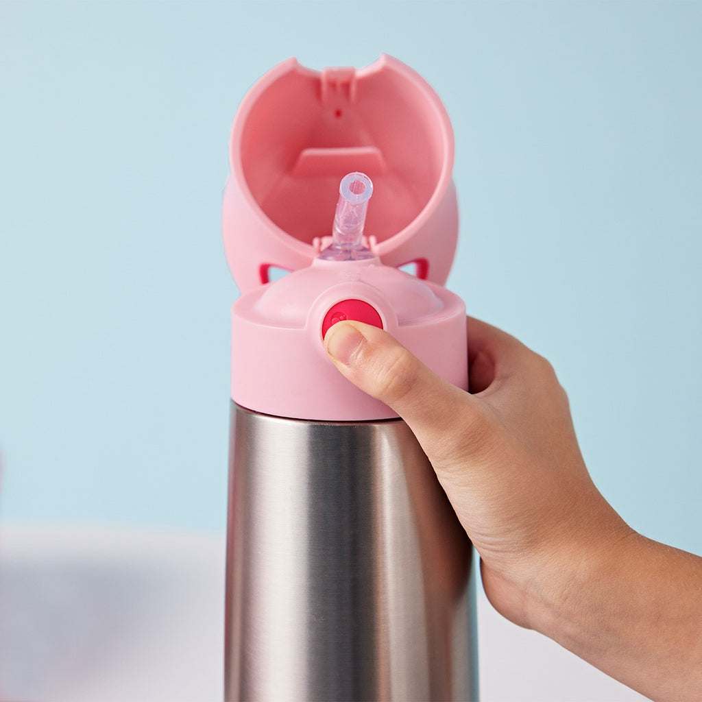 Insulated Drink Bottle 500ml - Flamingo Fizz