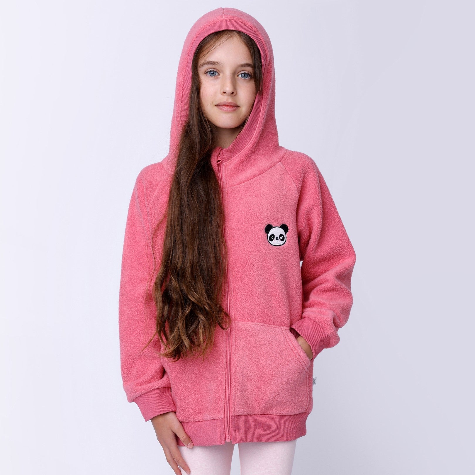 Teddy Zip Up - Bubblegum