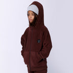 Teddy Zip Up - Chocolate