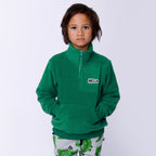 Teddy Half Zip Crew - Turf