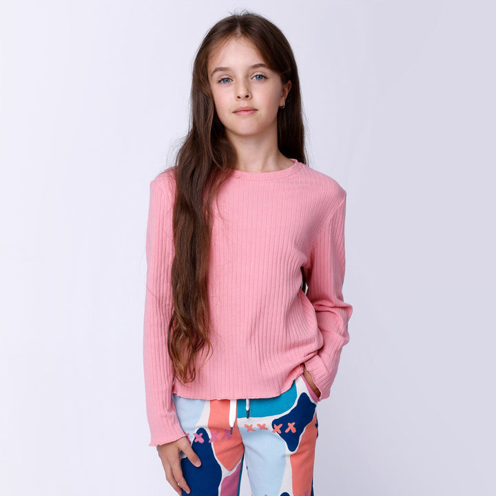 Minti Deluxe Rib Tee - Fuchsia