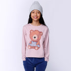 Dreamy Teddy Tee - Ballet Stripe