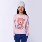 Dreamy Teddy Tee - Ballet Stripe