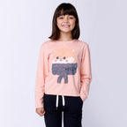 Happy Hamster Tee - Apricot Marle