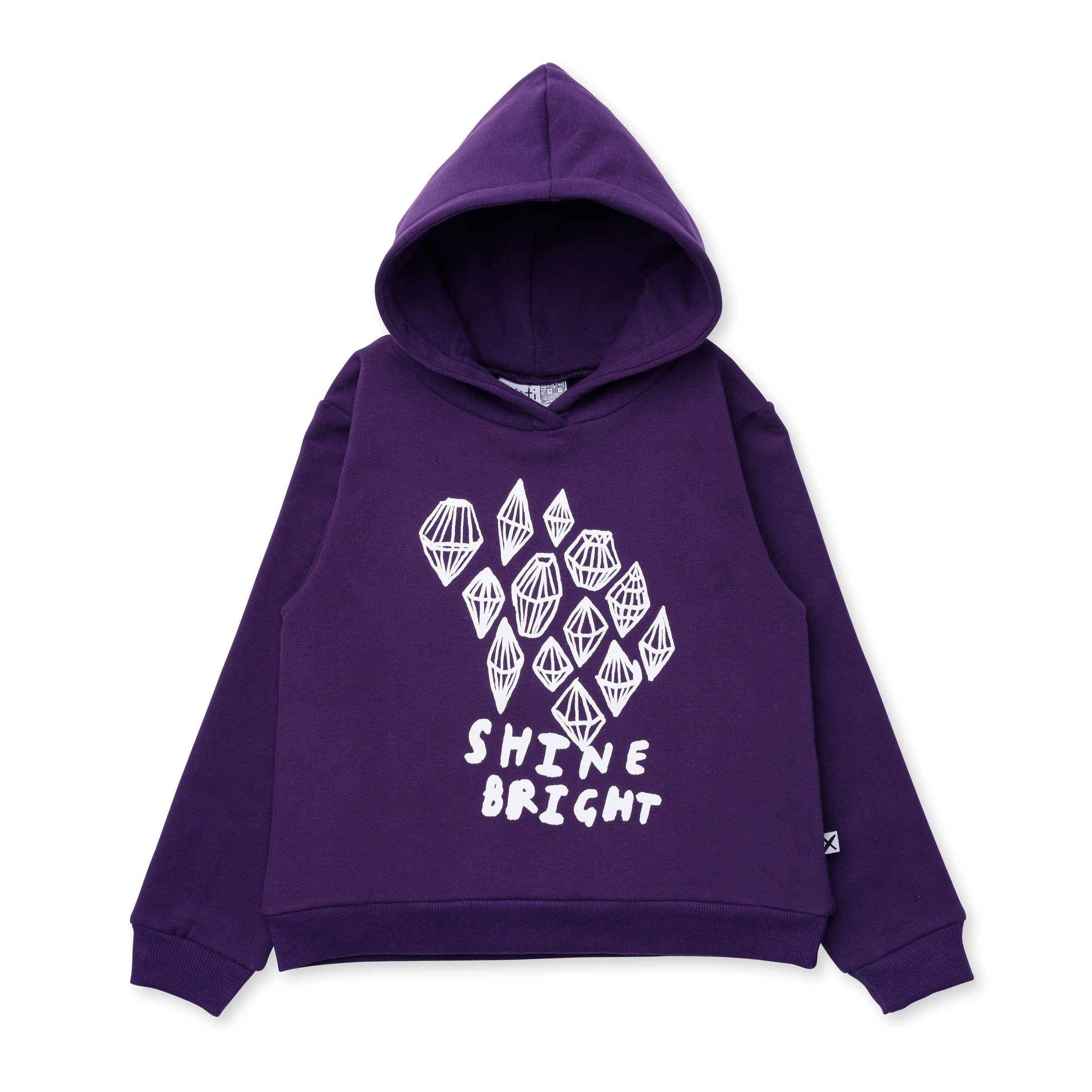 Minti Shine Bright Furry Hood - Grape