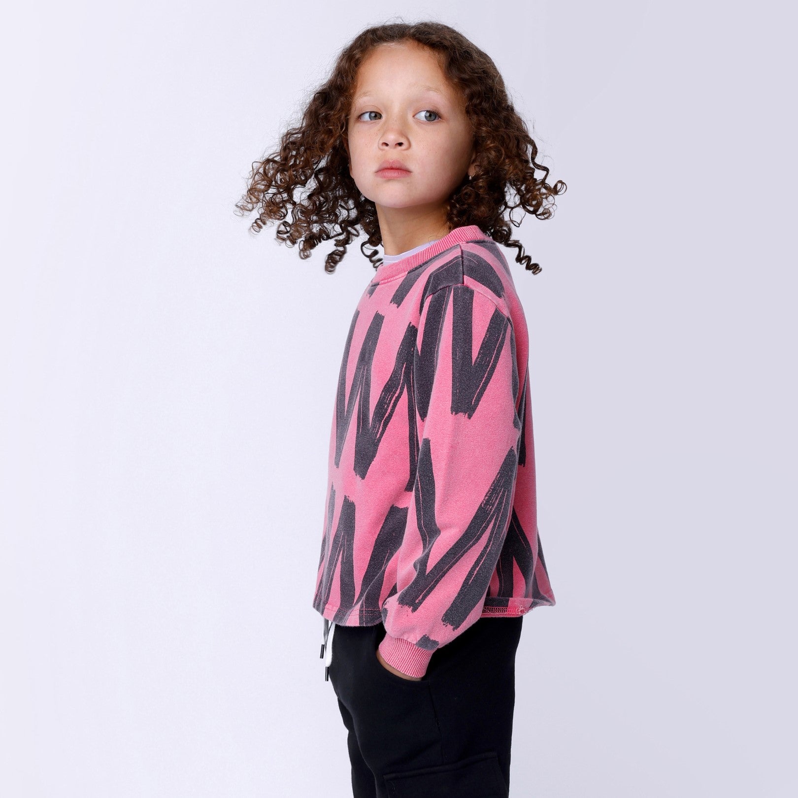 Zig Zag Crew - Pink Wash
