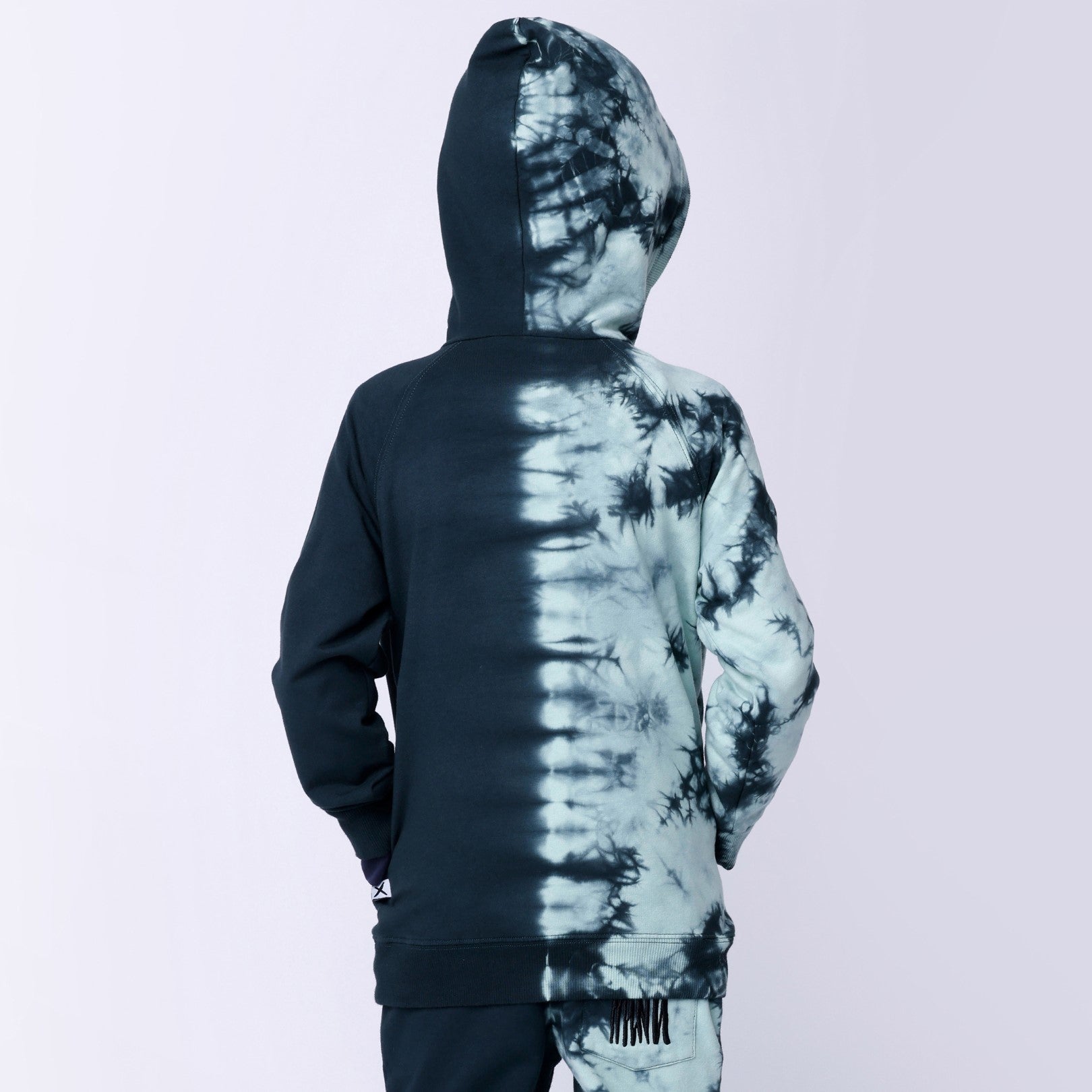 Duo Tie Dye Hood - Forest